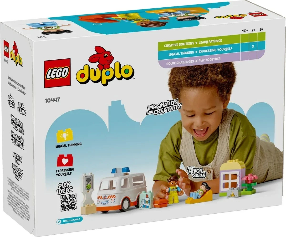 Set LEGO DUPLO 10447 Ambulancë me shofer