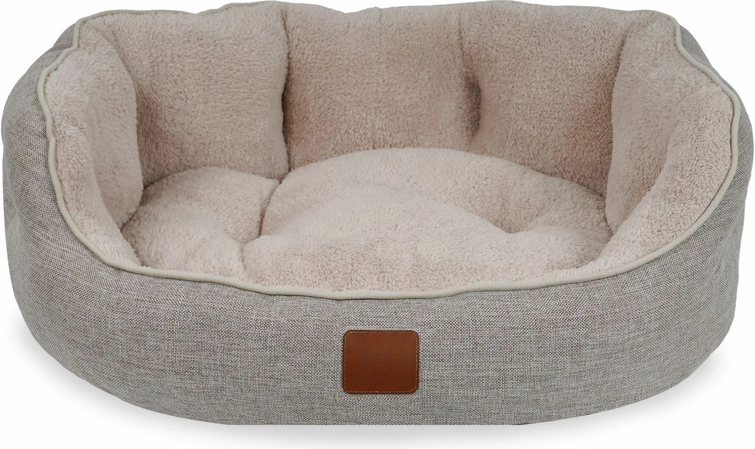 Shtrat për kafshë Coco L, bezhë