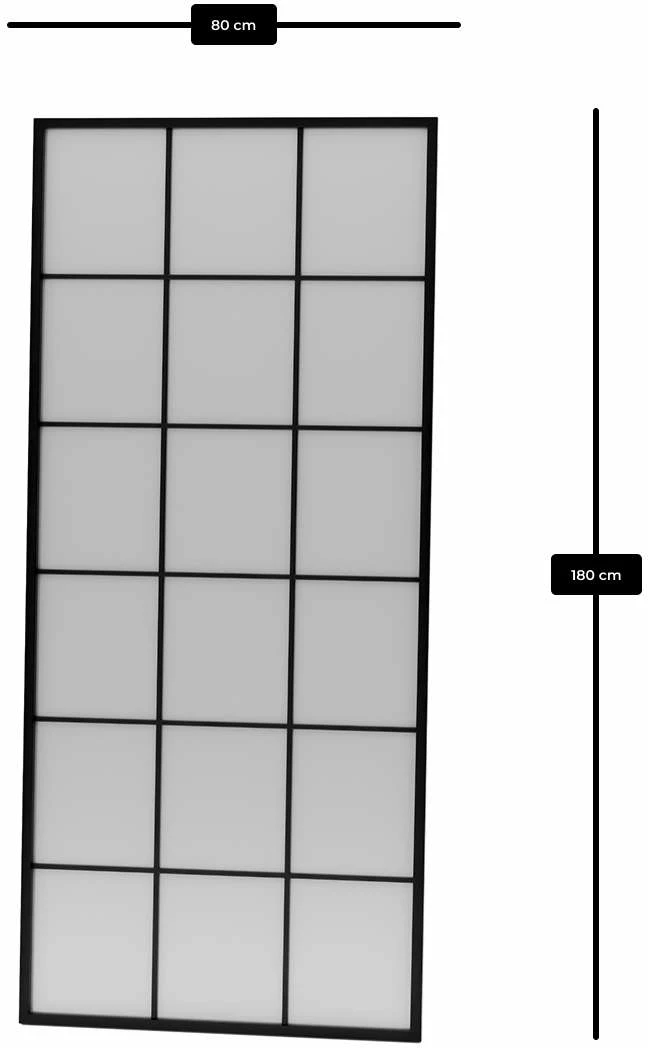 Pasqyrë Cheval, ngjyrë ari, Skye Decor, Karex, 80x180cm