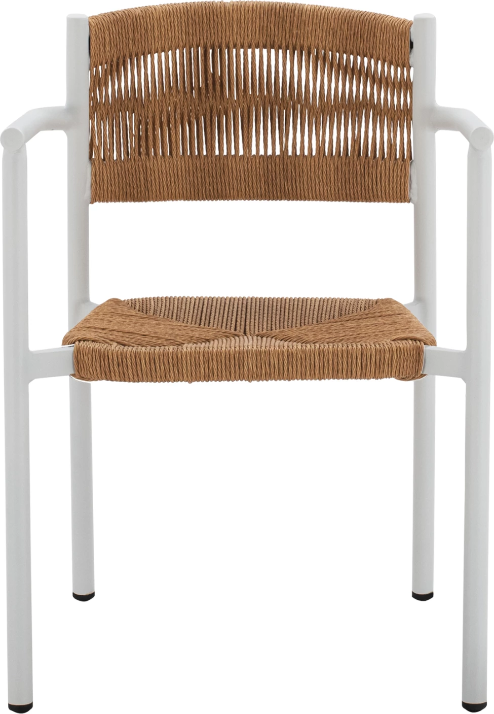 Karrige alumini e bardhë me litar PE bezhë FH5786.01 55,5x50x77,5 cm