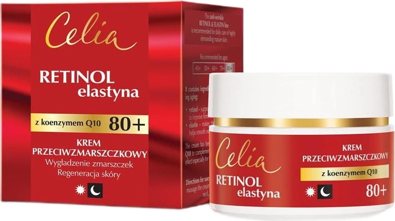 Krem anti-rrudhë për femra Celia Retinol Elastin 50ml