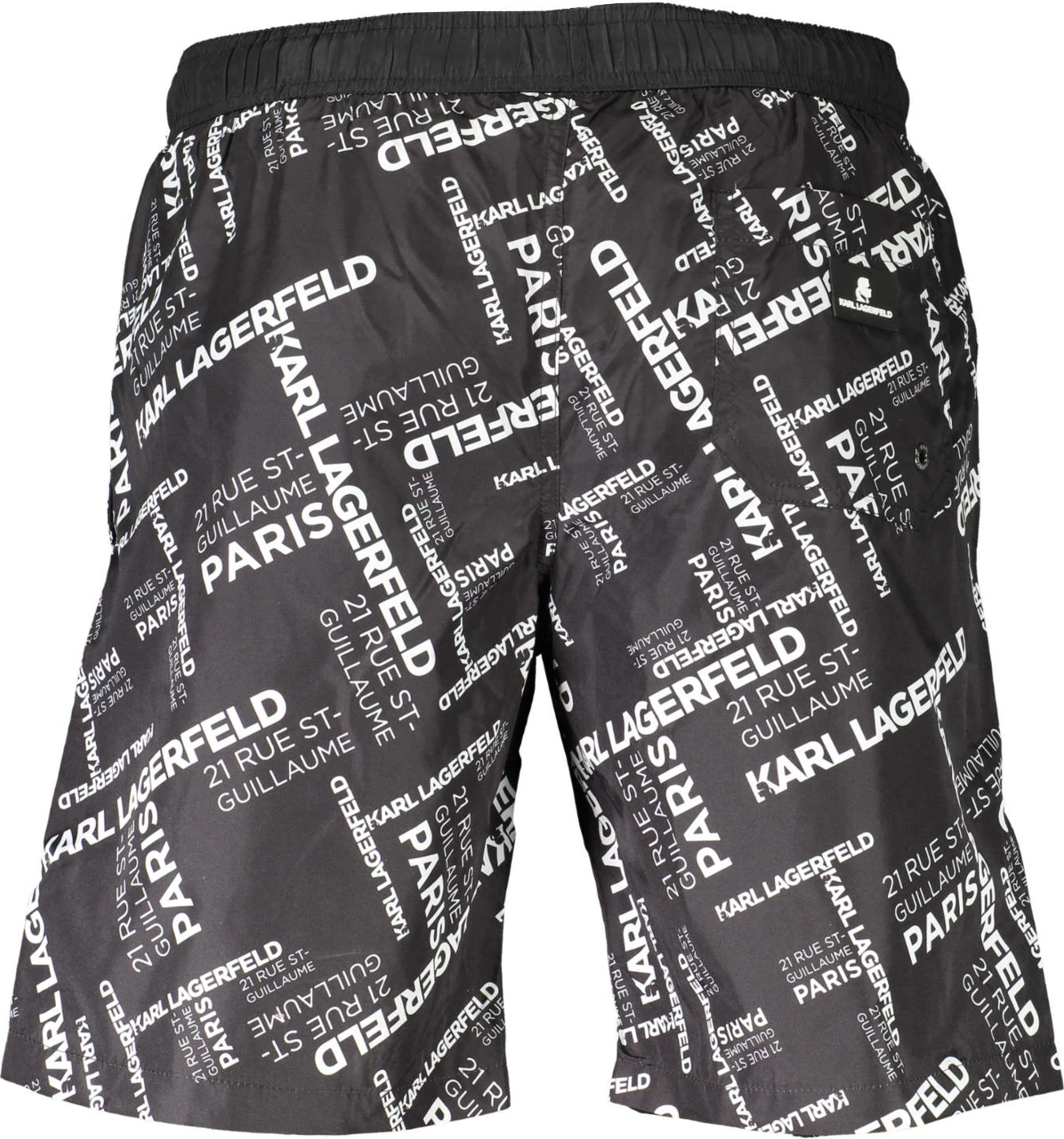 Shorce noti KARL LAGERFELD BEACHWEAR për meshkuj, të zeza