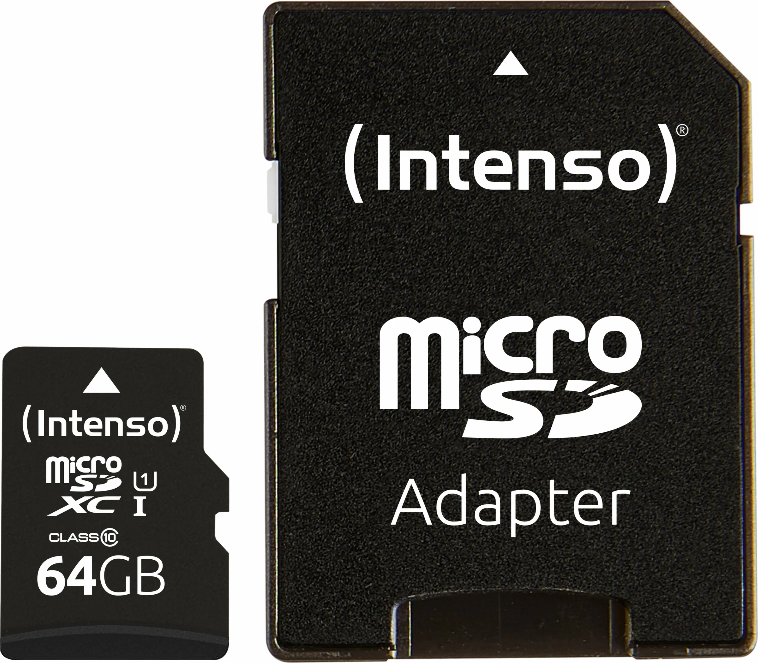 Kartelë MicroSDXC Intenso 3423490, 64 GB, Class 10, UHS-I, 90 MB/s