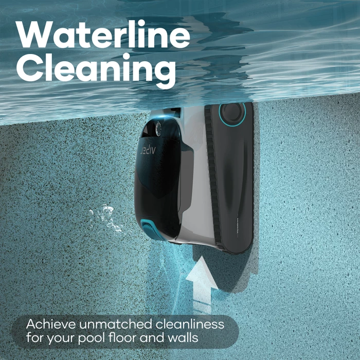 Robot pastrues pishine AIPER Scuba N1, me bateri 150 min, 300 LPM, kosh filtri 3.5L, bardhë/zi, paketë me karikues & aksesorë