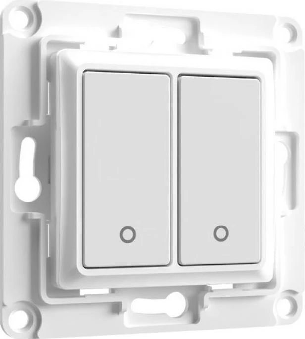 Ndërprerës Shelly Wall Switch 2, dy butona, i bardhë