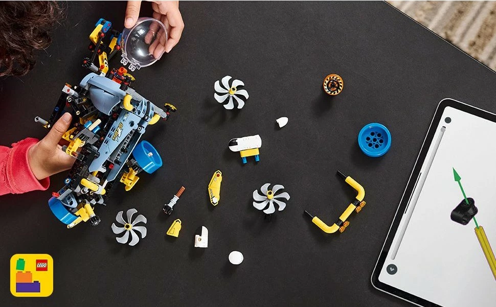 Set ndërtimi LEGO Technic 42201, nëndetëse kërkimore, 413 pjesë, multikolor