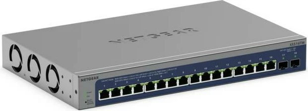 Switch NETGEAR XS516TM, Managed, L2/L3/L4, Gri