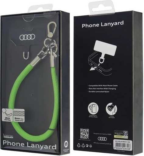 Litar për celular Audi Universal 28cm x 8mm, i gjelbër