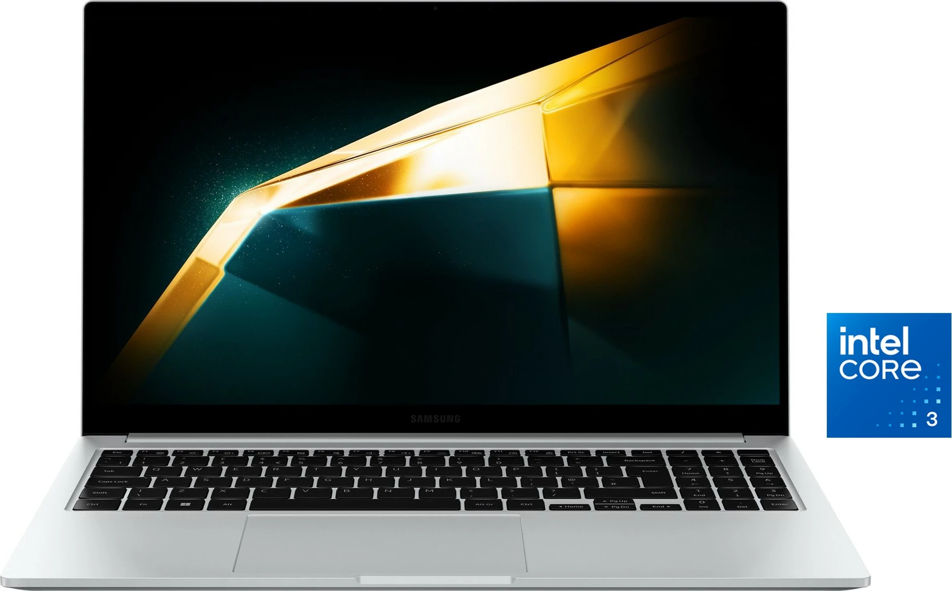 Laptop Samsung Galaxy Book4, Intel Core i3, 8 GB RAM, 256 GB SSD, 15.6", e bardhë