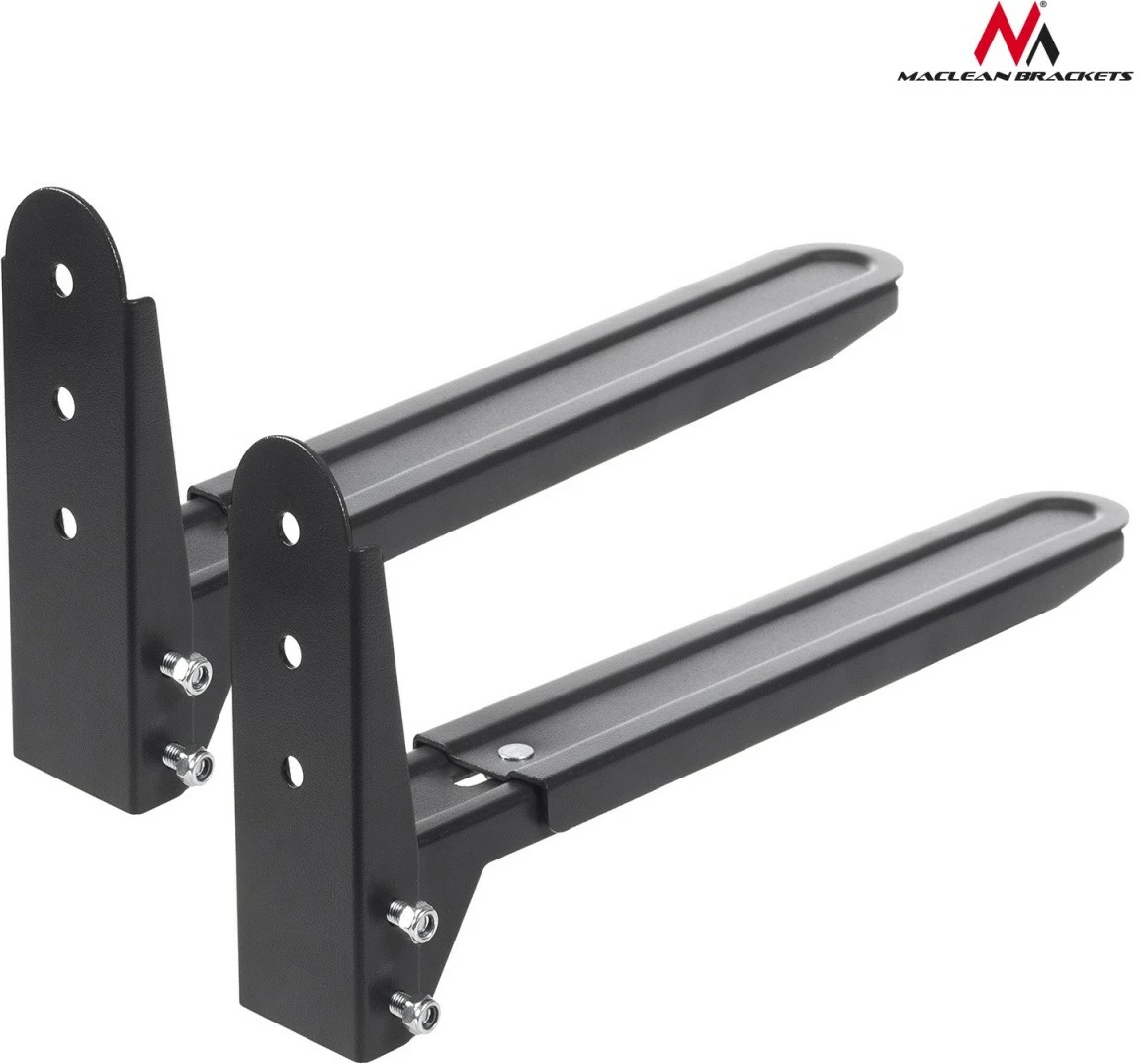 Mbajtëse muri për mikrovalë Maclean MC-776B, metal, e zezë