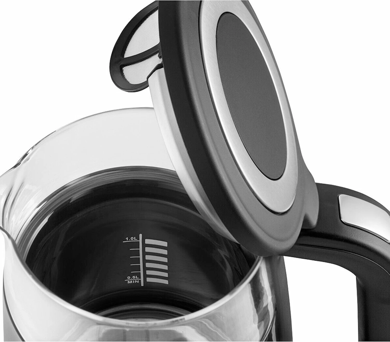 Çajnik elektrik Elit AQUAPRO 1.7B 1.7L me ekran digjital, i zi