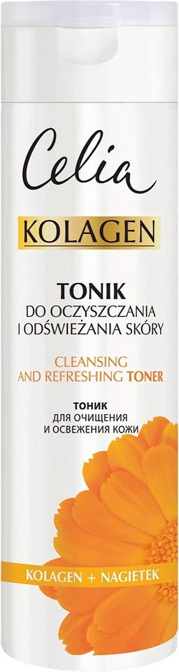 Tonik fytyre për femra Celia Collagen me Calendula, 200ml