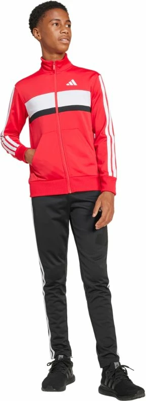 Trenerka për fëmijë adidas, e kuqe dhe e zezë