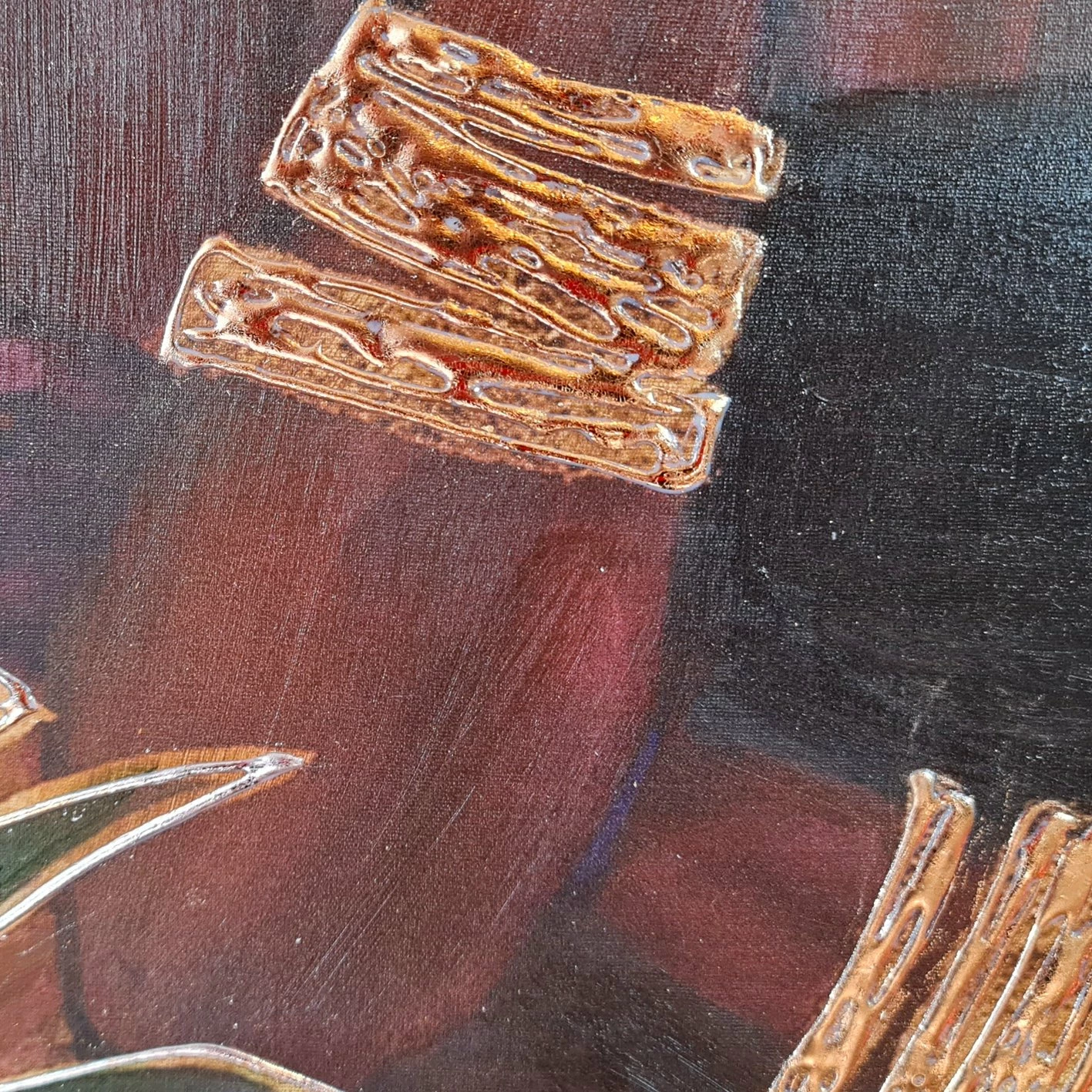 Pikturë dekorative me vaj, shumëngjyrëshe, Wallity, OPG46123 - 100x140cm