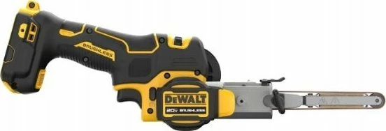 Lëmues me shirit DeWalt DCM200N 18V brushless 13x457 mm, e verdhë/zezë, set me 2 shirita K80