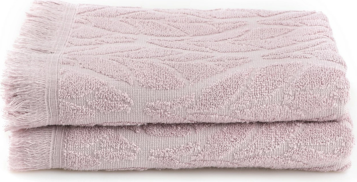 Set peshqirësh për duar (2 copë), Mijölnir, Leaf, ngjyrë kumbulle