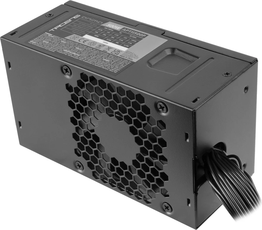 Kasë furnizimi TACENS ANIMA APTII500P, 500W, TFX, 80 PLUS Gold, e zezë