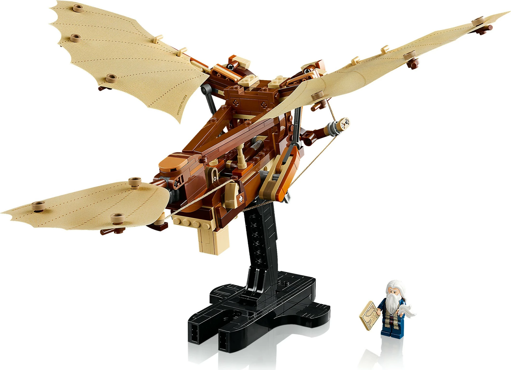 Set ndërtimi LEGO Leonardo da Vinci's Flying Machine, 493 pjesë, shumëngjyrësh