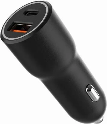 Karikues veture Gembird TA-UC-AC2PDQC38-CAR-01, 38W, USB-A/USB-C, i zi