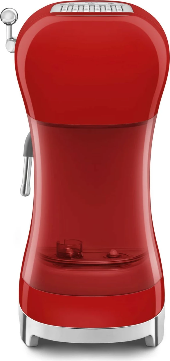 Aparat ekspresi SMEG ECF02RDEU, 1.1L, 15 bar, i kuq
