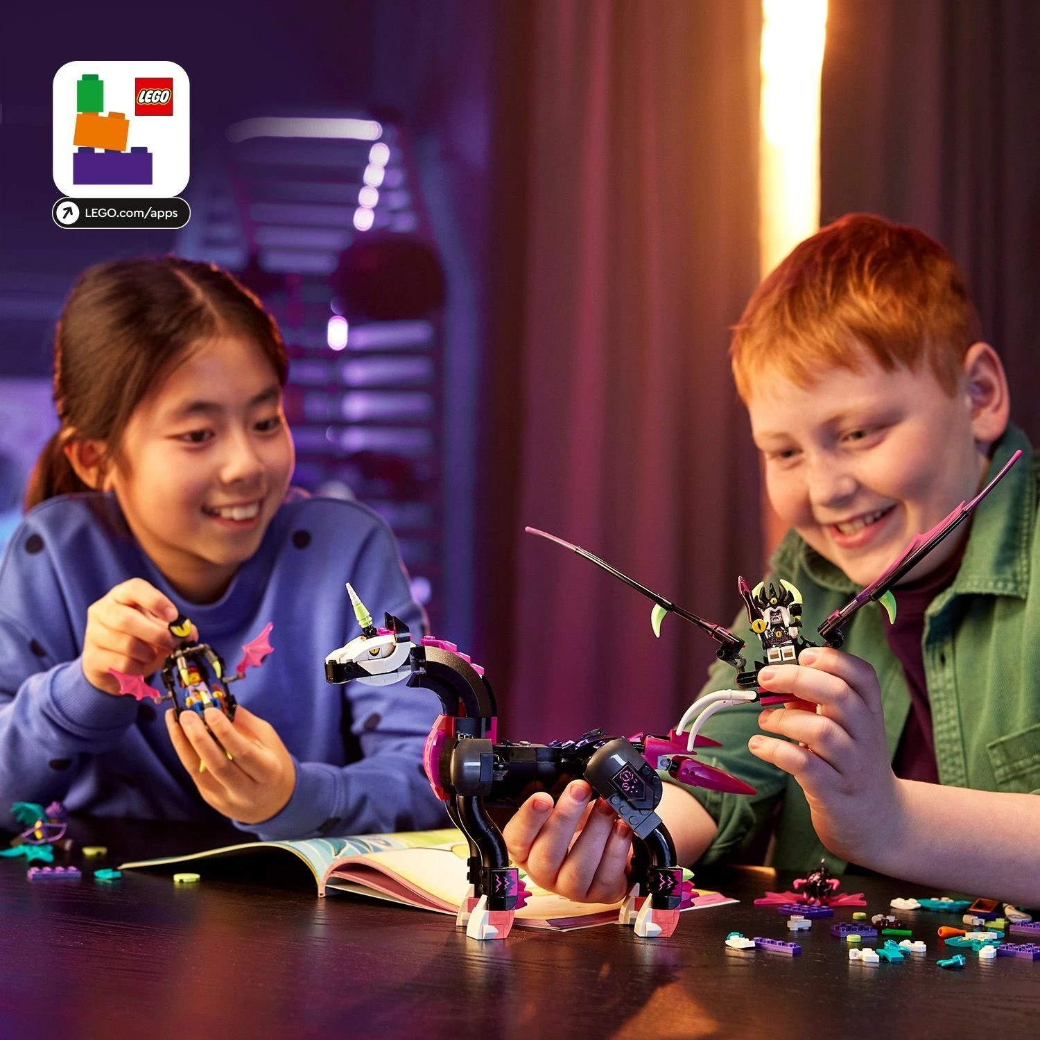 Set ndërtimi LEGO DREAMZzz Pegasus Flying Horse, 482 pjesë, shumëngjyrësh