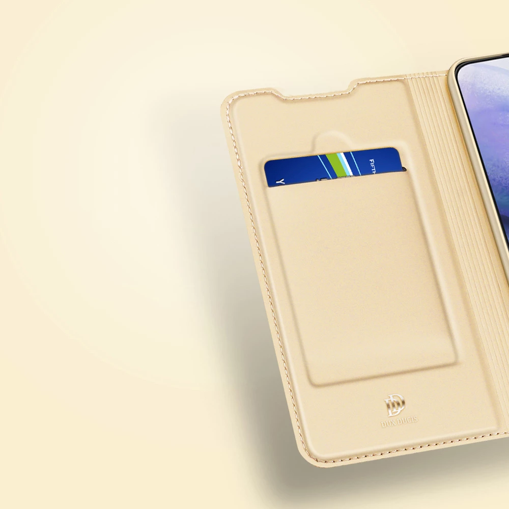 Mbështjellës Dux Ducis Skin Pro për Samsung Galaxy S22+, eko lëkurë, i zi