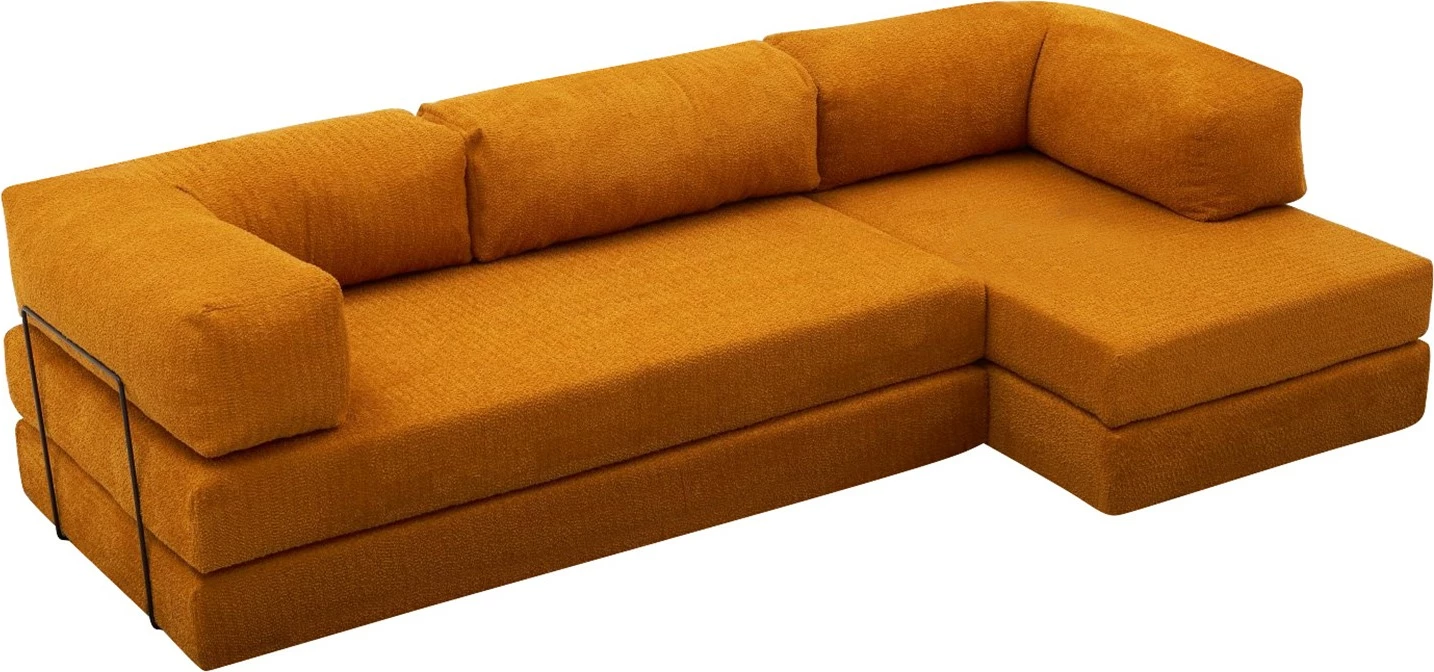Këndsofa Atelier del Sofa, Comfort, portokalli