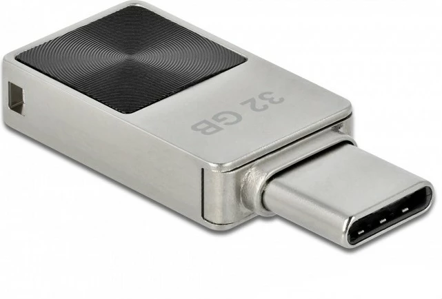 USB stick DeLOCK 32GB, USB Type-C, metal, argjend
