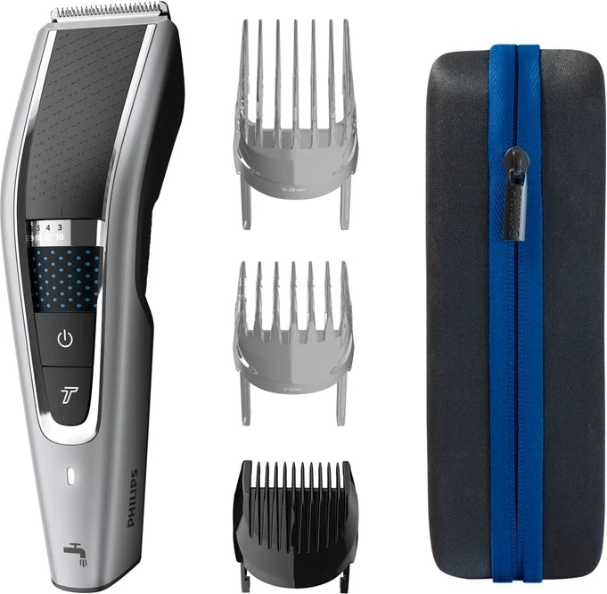 Maqinë për prerjen e flokëve Philips 5000 series HC5650/15, E zezë dhe Argjendtë