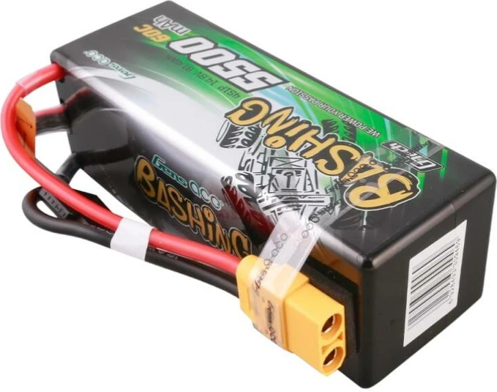Bateri LiPo Gens ace G-Tech 5500mAh 4S1P 14.8V 60C me kasë të fortë për makina RC