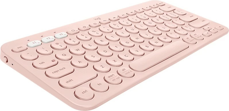 Tastierë Logitech K380, mini, Bluetooth, rozë