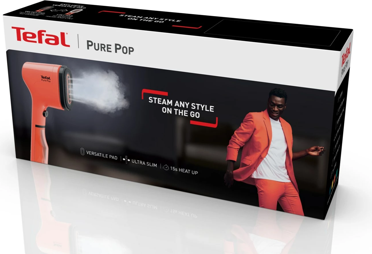 Avullues dore për rroba Tefal Pure Pop DT2022, 1300 W, 0.07 L, Korale