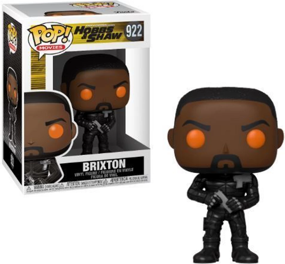 Figurinë koleksionuese Funko POP Movies Hobbs & Shaw Brixton, sy portokalli