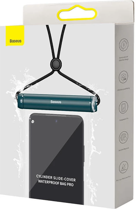 Mbështjellës i papërshkueshëm nga uji për celular Baseus FMYT000003, universal, kaltër