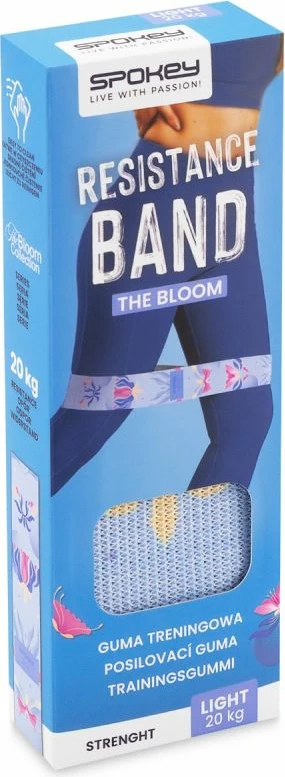 Rrip elastik trajnimi Spokey për femra, i kaltër