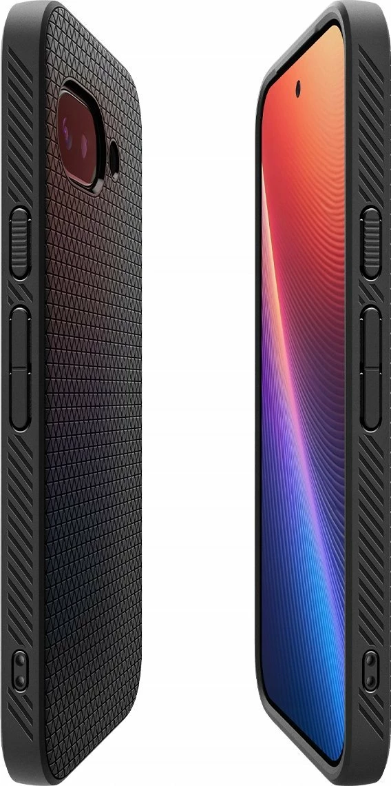 Mbështjellës Spigen Liquid Air ACS09039 për Google Pixel 9a, TPU, back cover, wireless charging, Mil-Grade, i zi matte