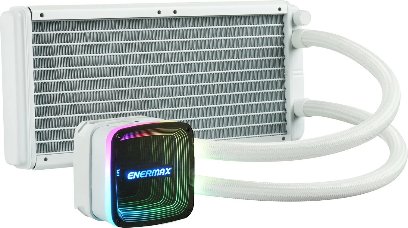 Ftohës uji Enermax Aquafusion ADV ELC-AQFA240-SQA-W, 240mm, RGB, i bardhë
