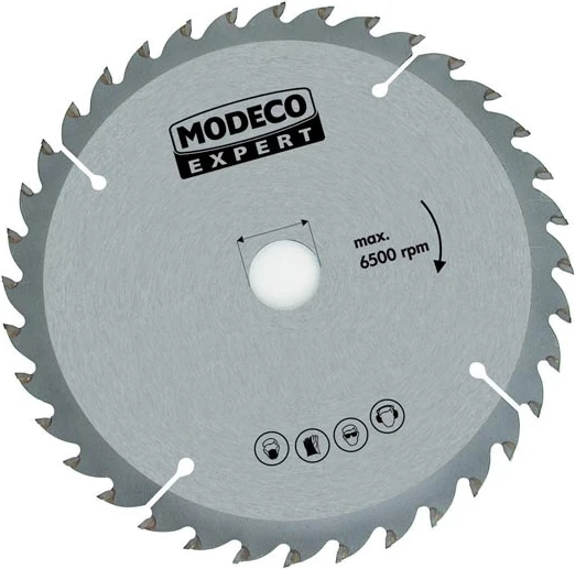 Disk për sharrë rrethore Modeco MN-65-870 450x30mm 60 dhëmbë, trashësi 4.0mm, me unaza reduktuese 20/16mm