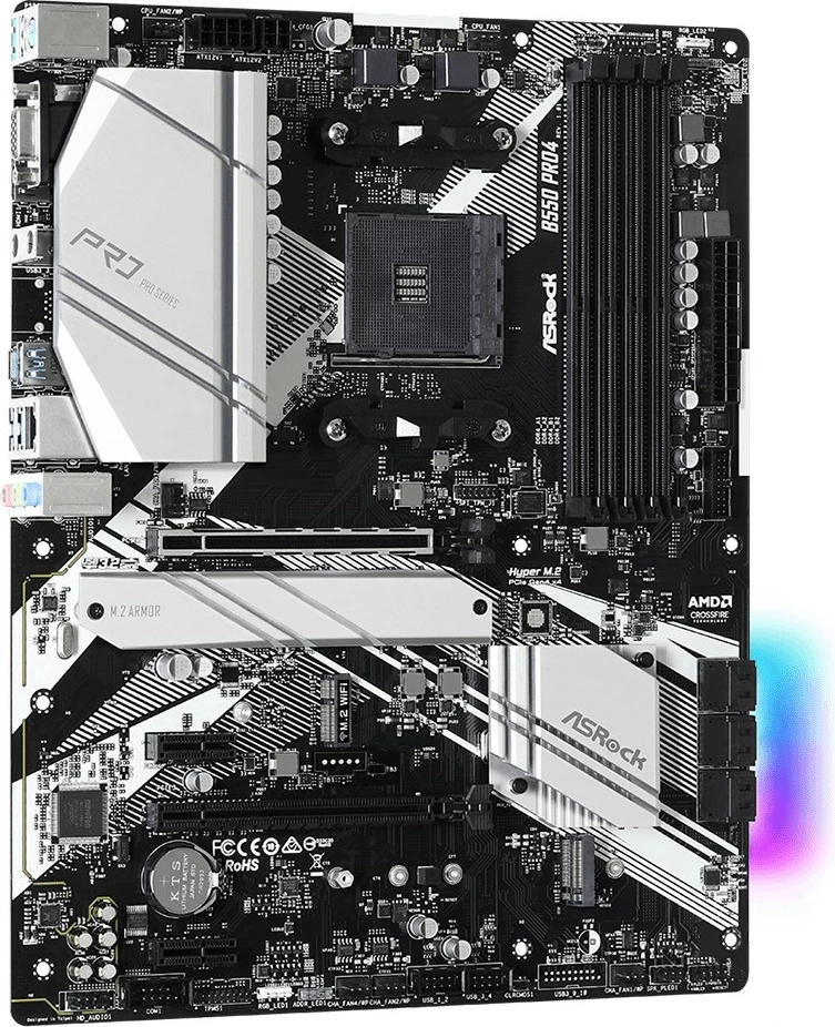Pllakë amë Asrock B550 Pro4, Socket AM4, ATX