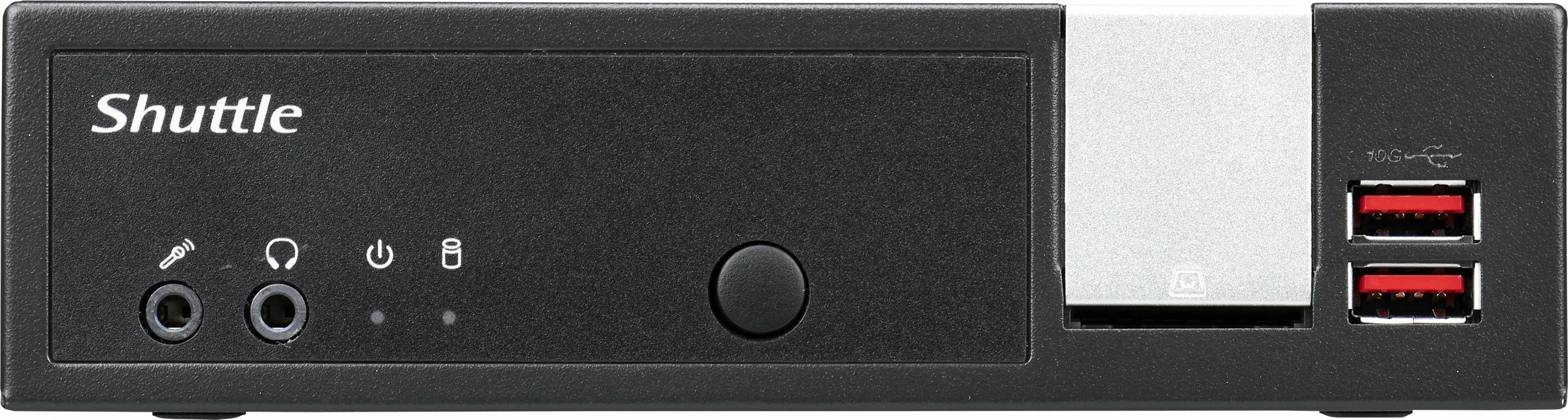 Mini PC Shuttle XPC slim Barebone DL20NV2, Celeron N4505, fanless, 1.35L, i zi