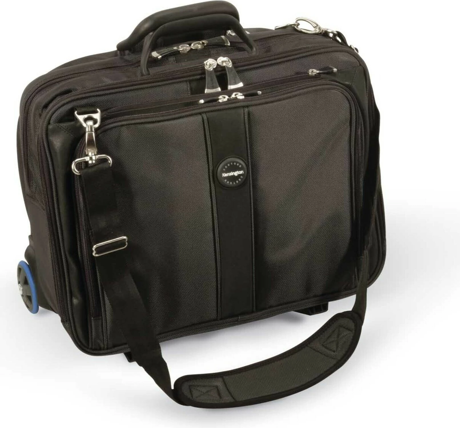 Çantë laptopi Kensington Contour 17 inç, me rrota, e zezë