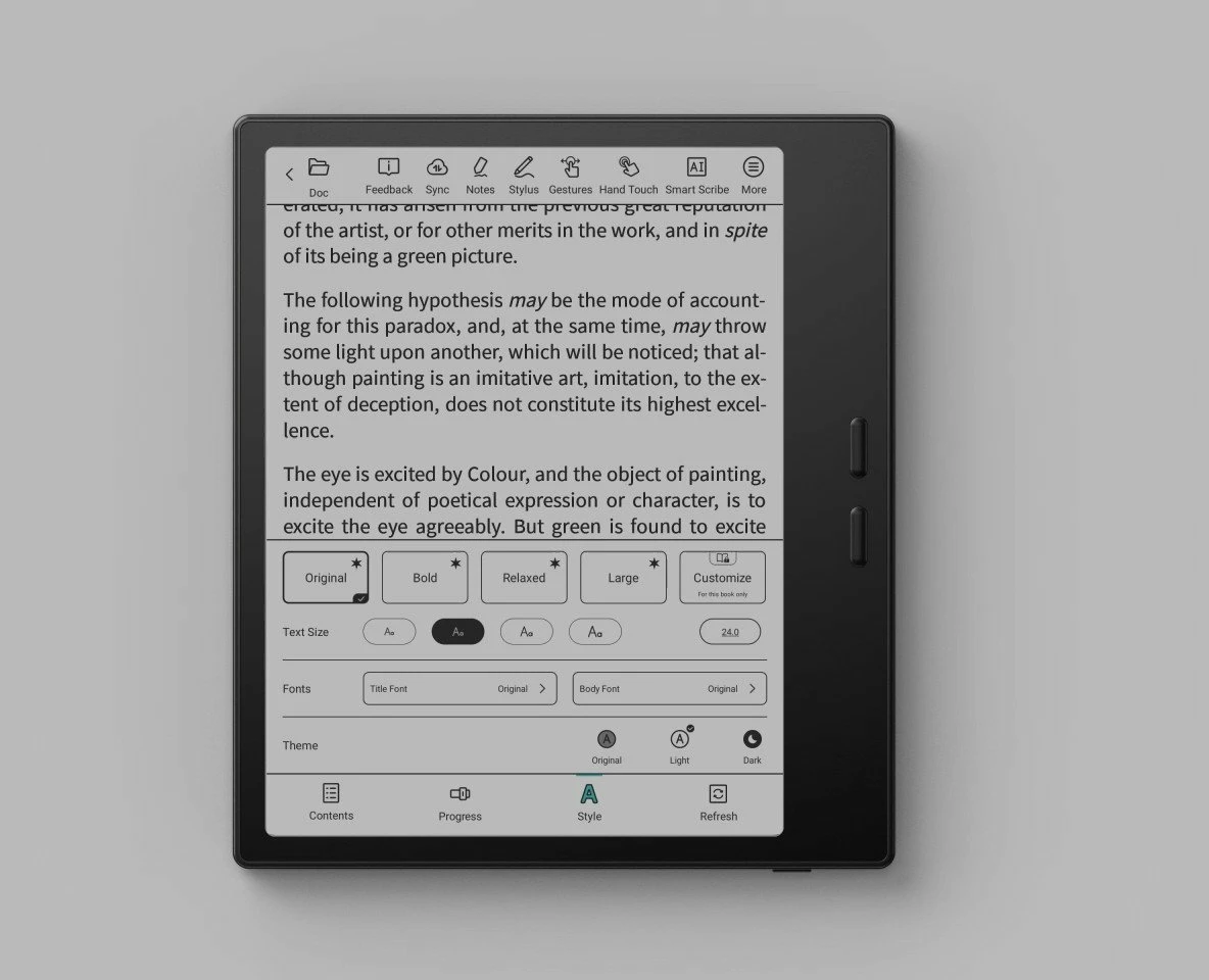 Lexues e-book Onyx Boox Go 7 7\" 64 GB, E-Ink, USB-C, Wi‑Fi/Bluetooth, i zi