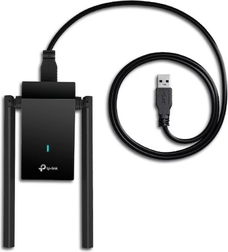 Përshtatës sinjali WIFI TP-Link AX1800, me dy antena, i zi 