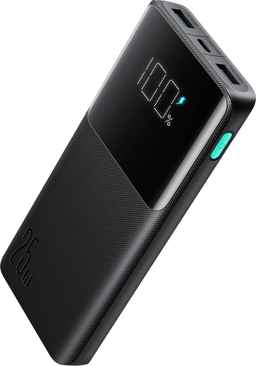 Powerbank Joyroom JR-PBF20, 10000mAh, 25W, me ekran, e zezë