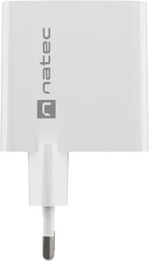 Karikues Natec Ribera GaN 45W me USB-A dhe USB-C, i bardhë