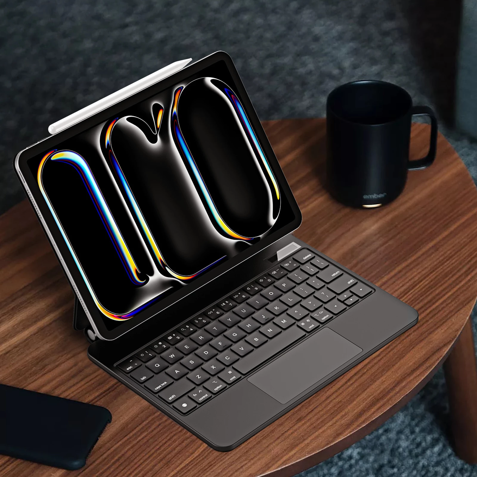 Mbështjellës me tastierë Bluetooth Dux Ducis MK Series për iPad Pro 11" (2024), i zi