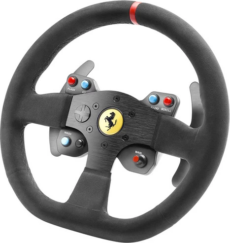 Kit timoni garash Thrustmaster Ferrari 599XX EVO Alcantara 30 cm + Kufje T.Racing