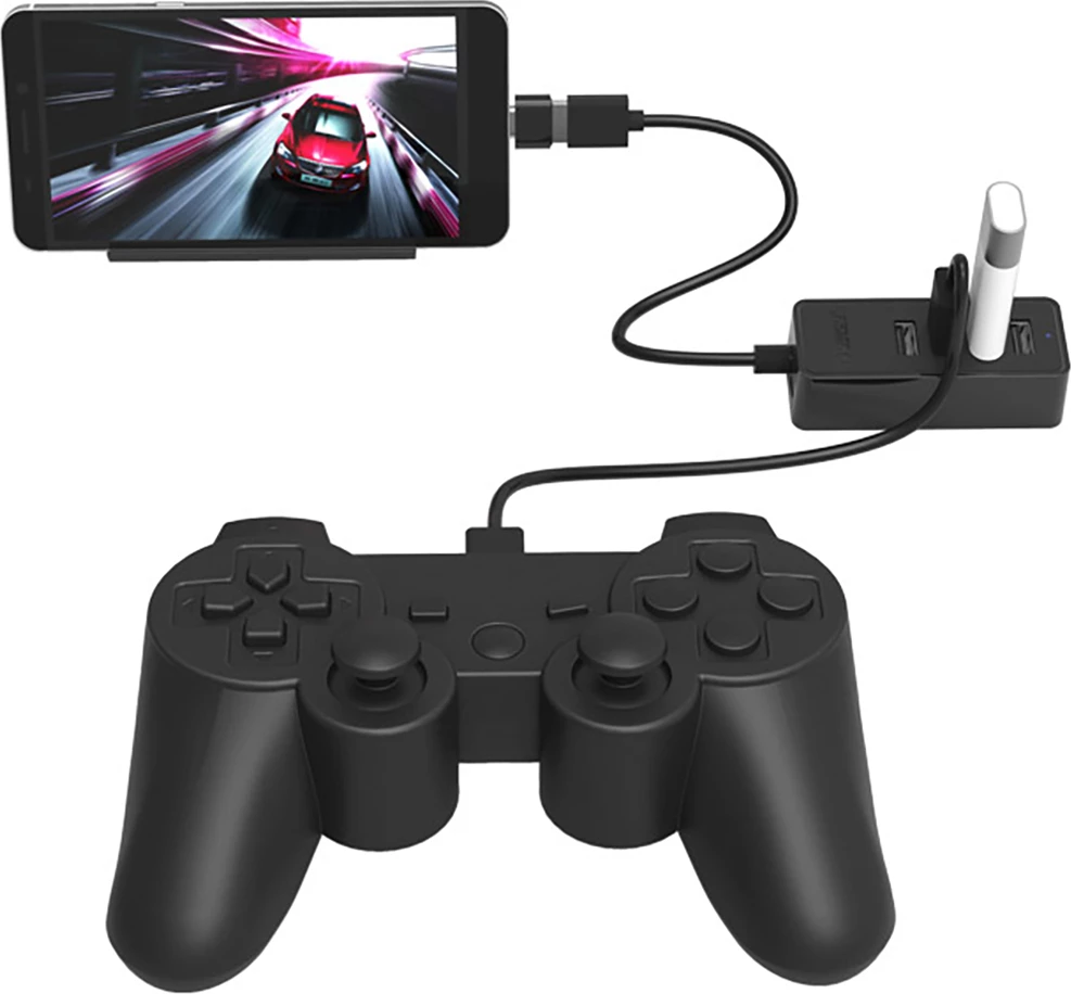 Hub Orico W5P-U2-100, 4x USB-A 2.0 + microUSB, 1m, zi