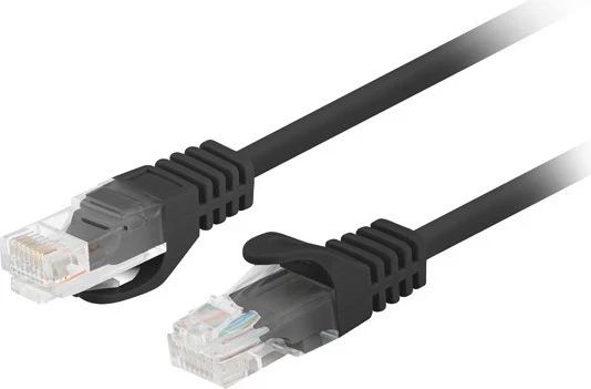 Patchcord LANBERG RJ-45 UTP, 0.5m, 10-PACK, e zezë