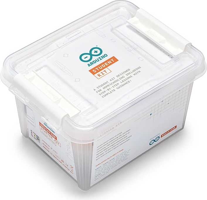 Kit edukativ Arduino Education Student Kit, me bateri, me kuti bartëse